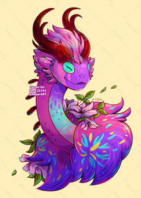 Colorful bust (commission)